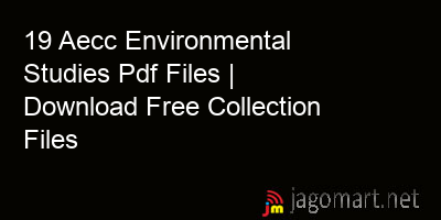 picture 19 Aecc Environmental Studies Pdf Files | Download Free Collection Files
