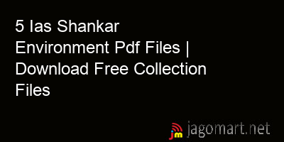 picture 5 Ias Shankar Environment Pdf Files | Download Free Collection Files