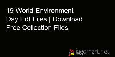 picture_19 World Environment Day Pdf Files | Download Free Collection Files