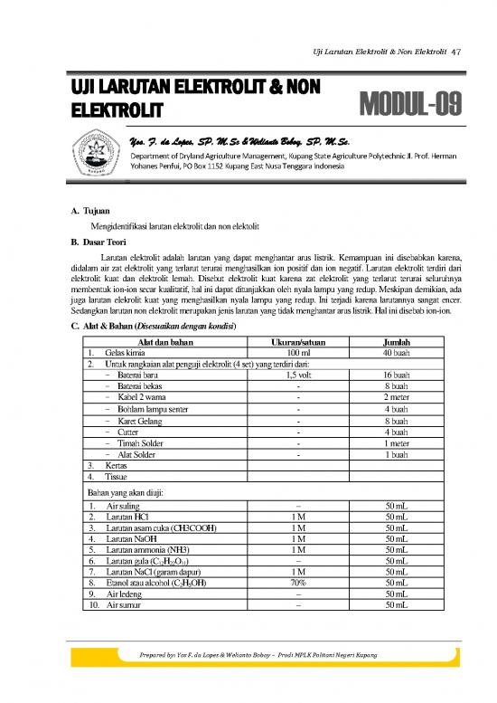 picture_Larutan Encer 60615 | 009 Uji Larutan Elektrolit  Non Elektrolit