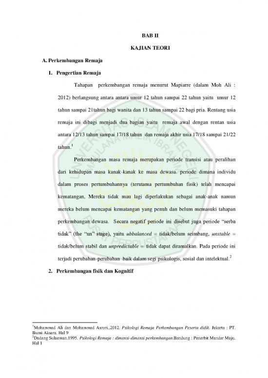 picture Perkembangan Remaja Pdf 59875 | 10410057 Bab 2