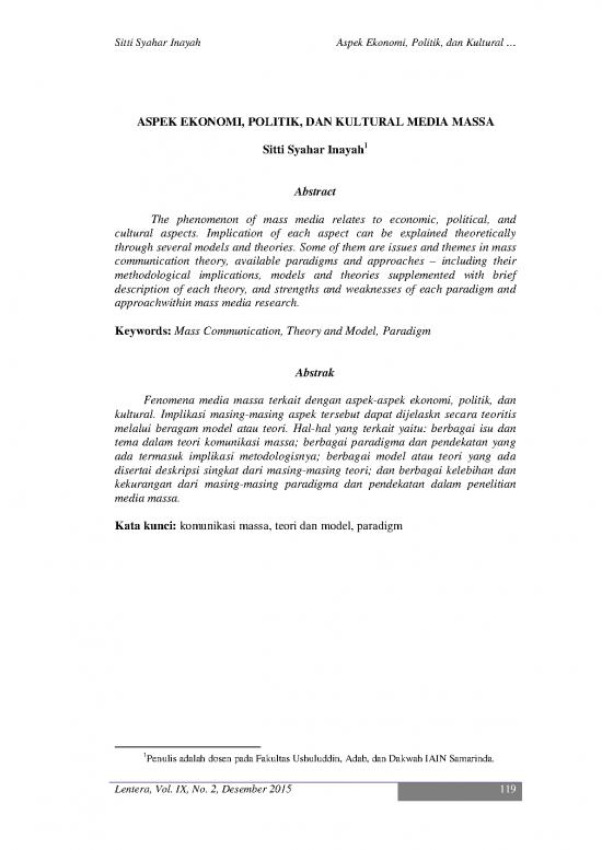 picture_Media Massa Pdf 61611 | 145077 Id Aspek Ekonomi Politik Dan Kultural Media