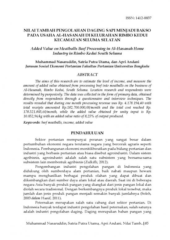 picture1_Processing Pdf 61322 | 37331 Id Nilai Tambah Pengolahan Daging Sapi Menjadi Bakso Pada Usaha Al Hasanah Di Kelur