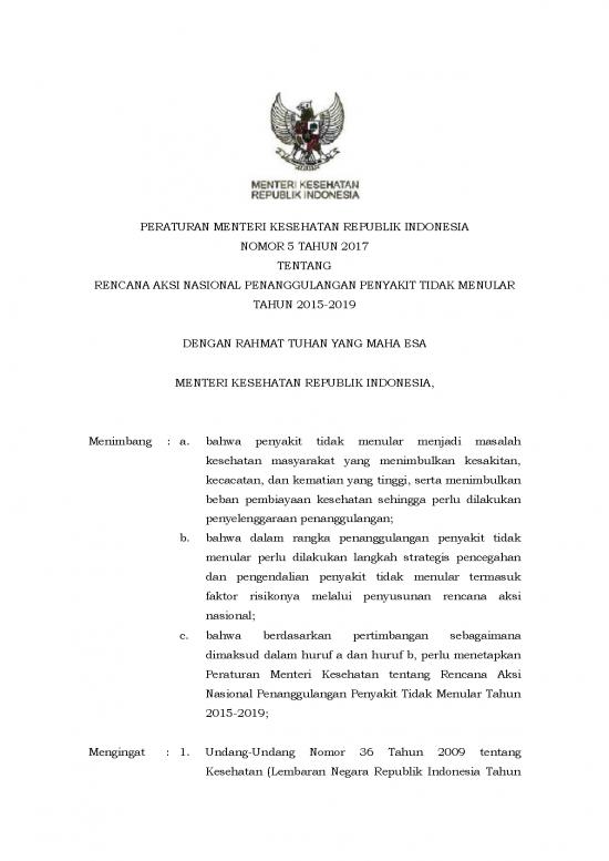 picture_79950pmk 5 2017 Ttg Rencana Aksi Nasional Penanggulangan Ptm 2015 2019