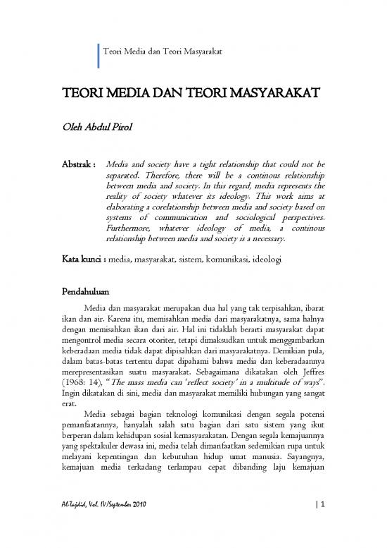 picture_Therapeutic Communication Pdf 61627 | Abdul Pirol   Teori Media Dan Teori Masyarakat