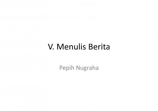 picture1_Jurnalistik Pdf 61542 | Bab  Menulis Berita