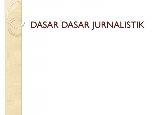 picture1_Ilmu Jurnalistik Pdf 61543 | Dasar Dasar Jurnalistik