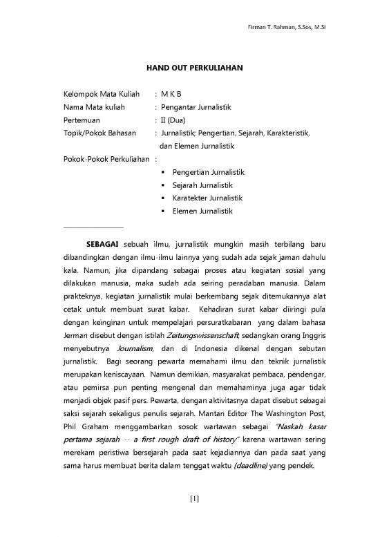 picture_Ilmu Jurnalistik Pdf 61541 | Jurnalistik Pengantar