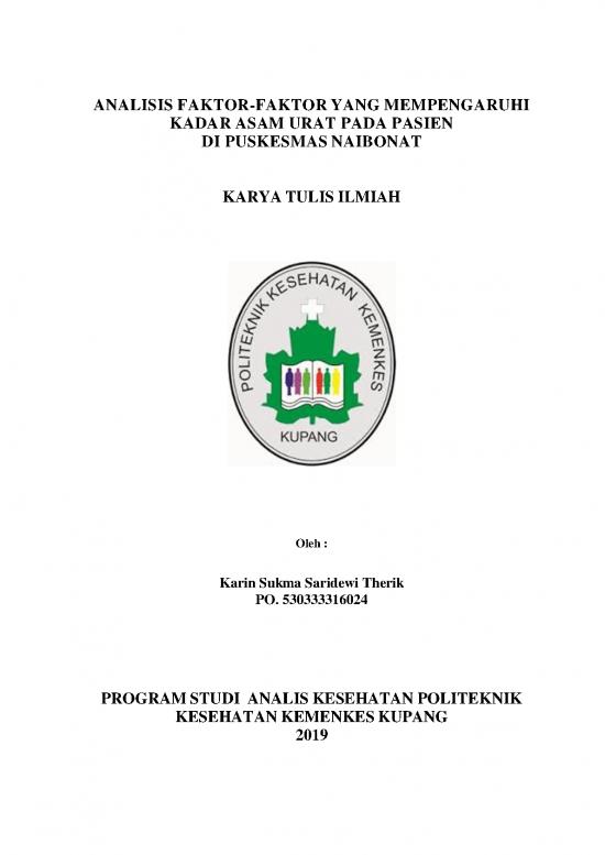 picture Asam Urat Pdf 60859 | Kti Karin Therik Dikonversi