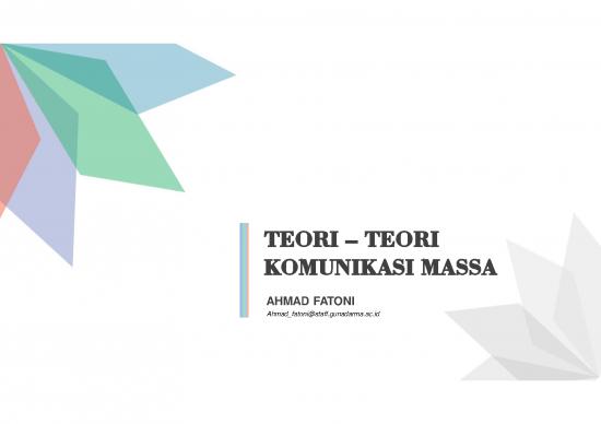 picture_Media Massa Pdf 61540 | Materi 2   Teori Komunikasi Massa