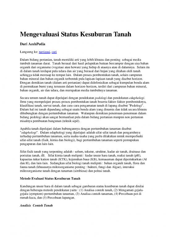 picture_Tanah Pdf 59646 | Mengevaluasi Status Kesuburan Tanah