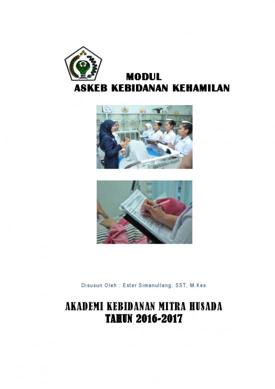 picture Asuhan Kebidanan Pdf 60758 | Modul Askeb Kebidanan Kehamilan