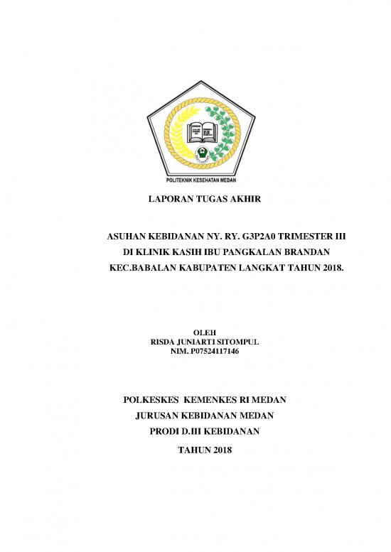 picture1_Asuhan Kebidanan Pdf 60814 | Nip07524117146 Risda Juniarti Sitompul
