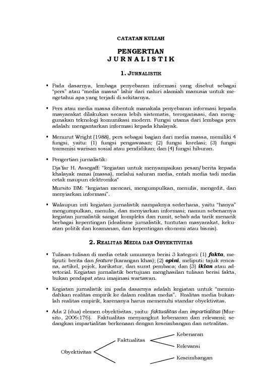 picture Ilmu Jurnalistik Pdf 61592 | Pengertian Jurnalistik