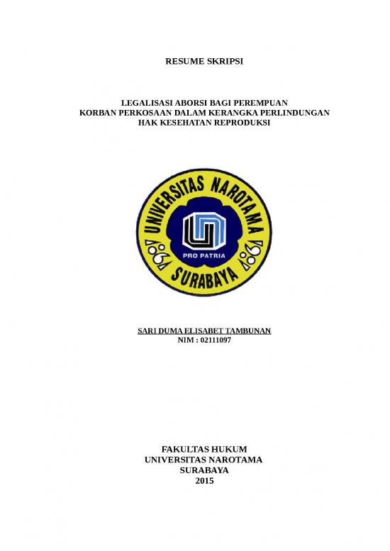 picture_Resume Skripsi Legalisasi Aborsi Bagi Perempuan Korban Perkosaan Dalam Kerangka Perlindungan Hak Kesehatan Reproduksi