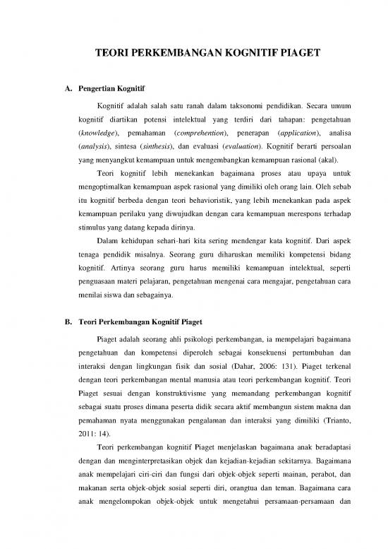 picture_Perkembangan Kognitif Pdf 59894 | Teori Piaget