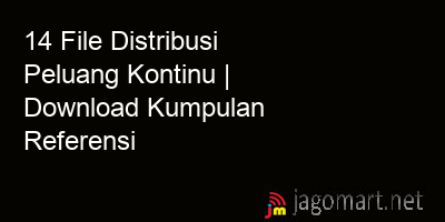 picture 14 File Distribusi Peluang Kontinu | Download Kumpulan Referensi