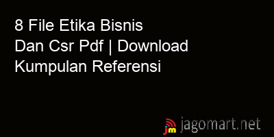 picture 8 File Etika Bisnis Dan Csr Pdf | Download Kumpulan Referensi