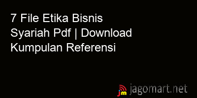 picture 7 File Etika Bisnis Syariah Pdf | Download Kumpulan Referensi