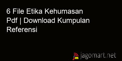 picture 6 File Etika Kehumasan Pdf | Download Kumpulan Referensi