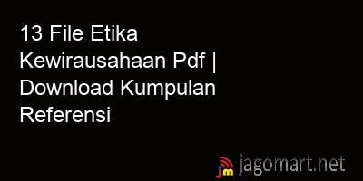 picture 13 File Etika Kewirausahaan Pdf | Download Kumpulan Referensi