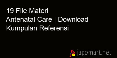 picture_19 File Materi Antenatal Care | Download Kumpulan Referensi