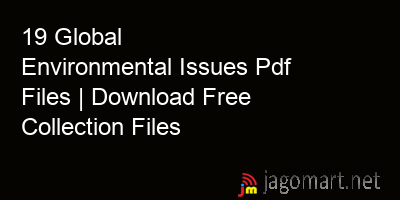 picture 19 Global Environmental Issues Pdf Files | Download Free Collection Files