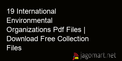 picture_19 International Environmental Organizations Pdf Files | Download Free Collection Files
