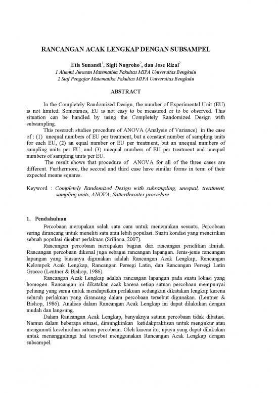 picture1_Rancangan Acak Lengkap Pdf 61982 | 0708 Rancangan Acak Lengkap Dengan Subsampel