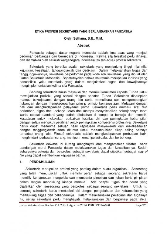 picture1_Etika Pdf 62867 | 234432 Etika Profesi Sekretaris Yang Berlandask 9c2490b5