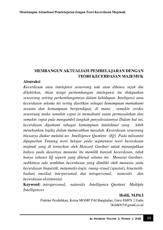 picture_Kecerdasan Pdf 63928 | 332622 Membangun Aktualiasi Pembelajaran Dengan C747ce37