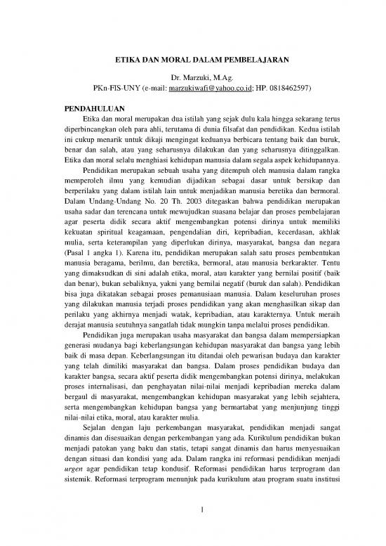 picture Keterampilan Pdf 63170 | 49 Etika Dan Moral Dalam Pembelajaran Marzuki 2013