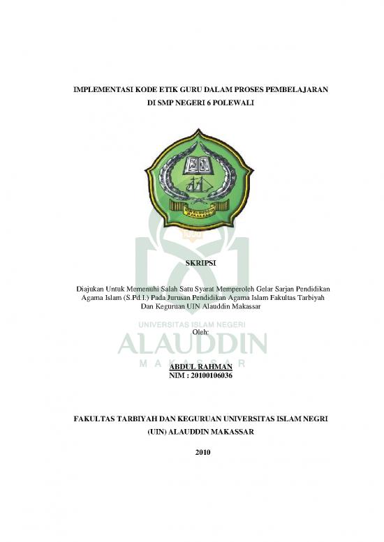 picture1_Kode Etik Guru Pdf 62957 | Abdul Rahman