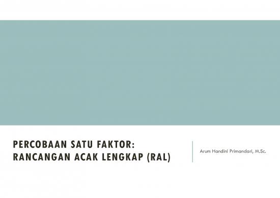 picture Rancangan Acak Lengkap Satu Faktor 61828 | Course 1 Rancangan Acak Lengkap