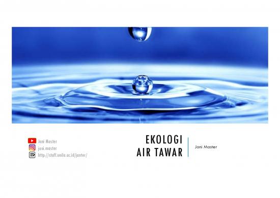 picture Ekosistem Pdf 62324 | Ekologi Air Tawar