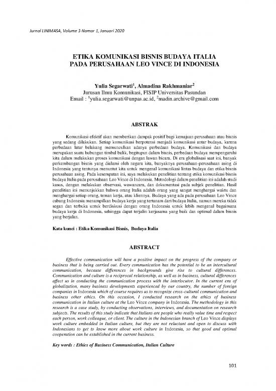 picture Etika Pdf 63088 | Etika Komunikasi Bisnis Budaya Italia