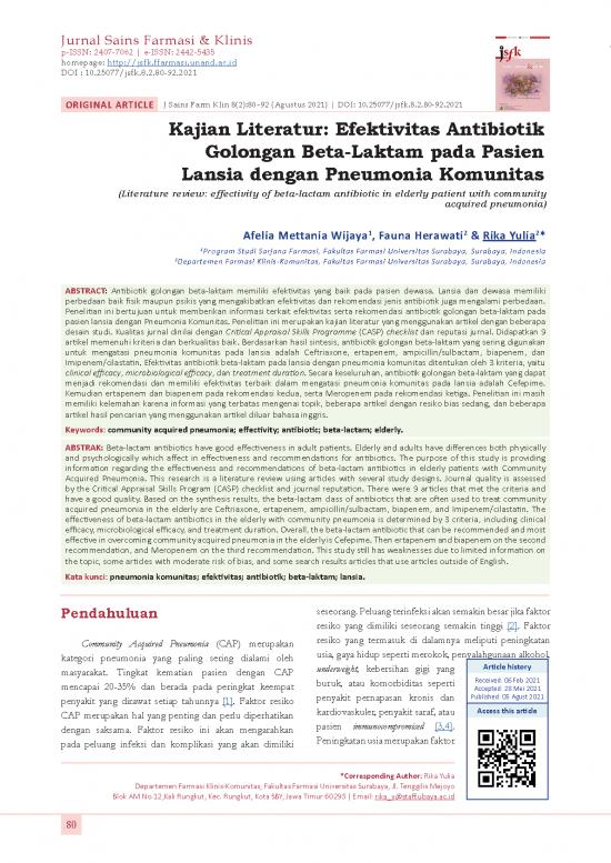 picture_Golongan Antibiotik Pdf 63343 | Fauna Herawati Kajian Literatur Efektivitas Antibiotik Golongan Beta Laktam