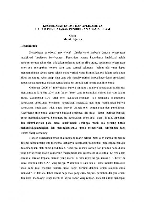 picture_Kecerdasan Pdf 64096 | Kecerdasan Emosional Dalam Pai