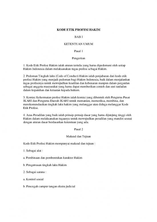 picture_Kode Etik Pdf 62932 | Kode Etik Dan Profesi Hakim