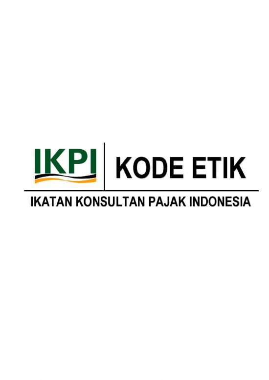picture_Etika Pdf 62788 | Kode Etik Ikpi Kongres Malang