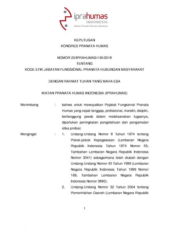 picture Etika Pdf 62795 | Kode Etik Iprahumas 2018 1