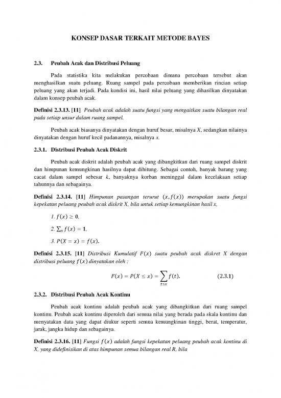 picture Peubah Acak 61839 | Konsep Dasar Dalam Metode Bayes
