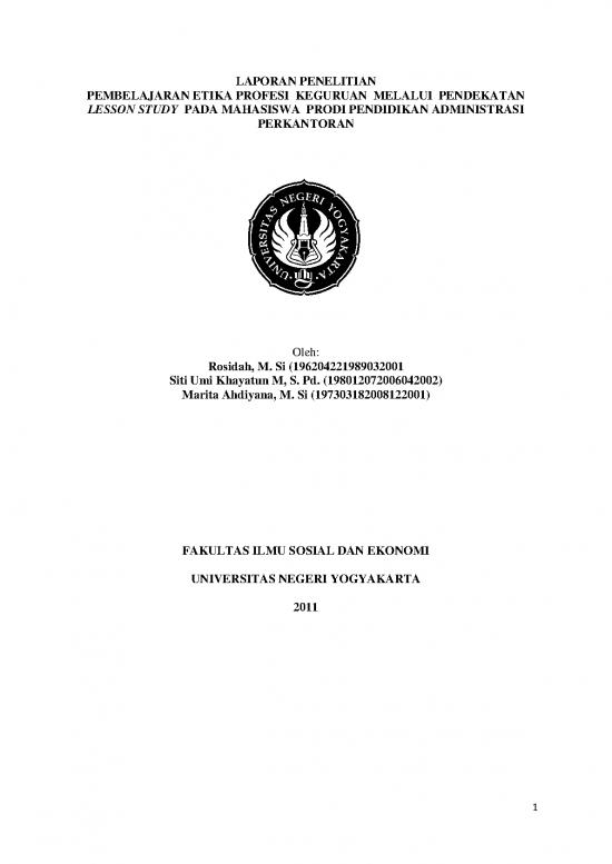picture Etika Pdf 63191 | Laporan Penelitian Pembelajaran Etika Profesi Keguruan Melalui Pendekatan Lesson Study