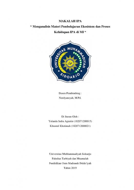 picture Ekosistem Pdf 62083 | Makalah Ekosistem Dan Proses Kehidupan