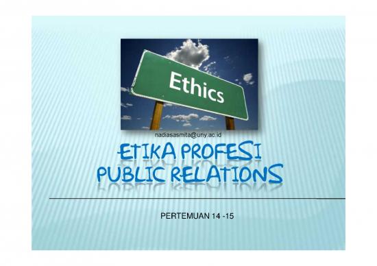 picture Etika Pdf 63194 | Materi Public Relations 14 15