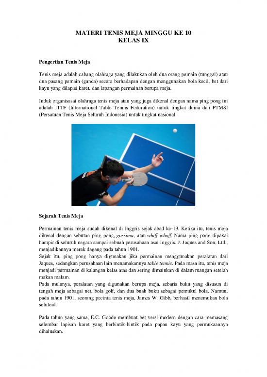picture_Permainan Tenis Meja 63936 | Materi Tenis Meja Minggu Ke 10 Kelas 9