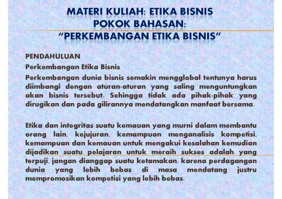 picture Etika Pdf 62661 | Pert Ke 1 Etika Bisnis Perkembangan Etika Bisnis
