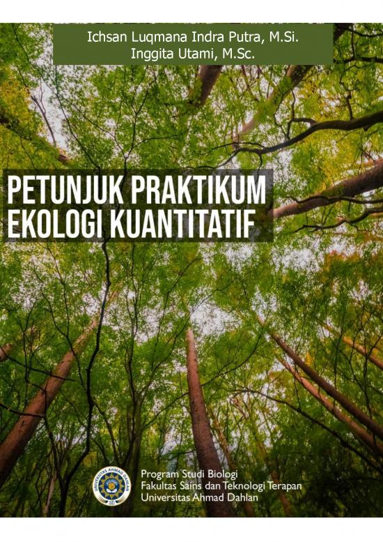 picture_Ekologi Kuantitatif Pdf 62068 | Petunjuk Praktikum Ekologi Kuantitatif 2021