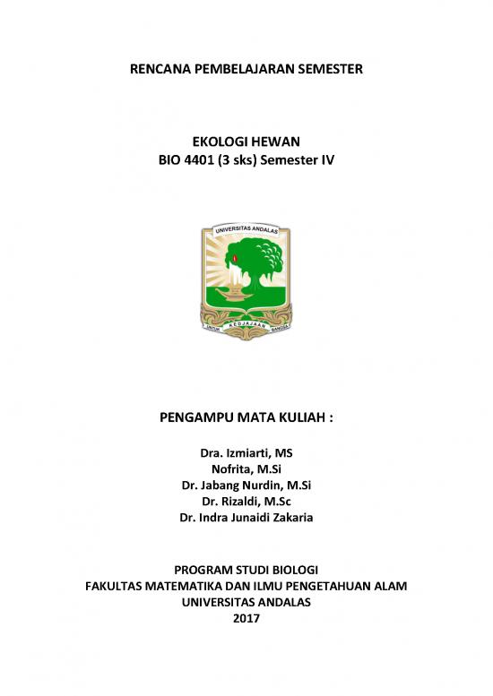 picture Ekosistem Pdf 62016 | Rps   Ekologi Hewan