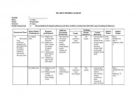 picture1_Silabus Pjok Kelas  Semester 1